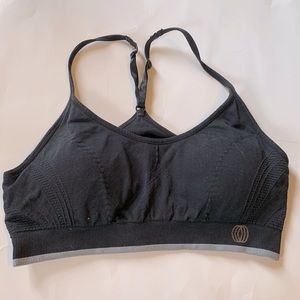 Balance Collection Sports Workout Everyday Wireless Bra Low Impact Black Yoga S